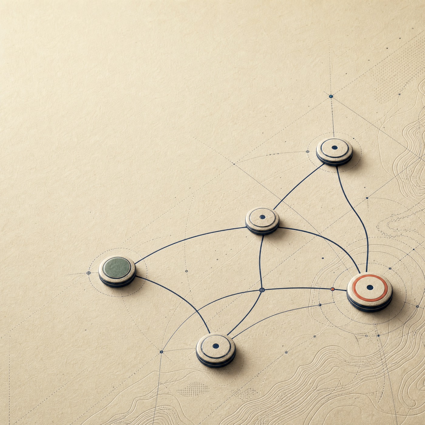 Abstract visual representing connected tools and MCP servers